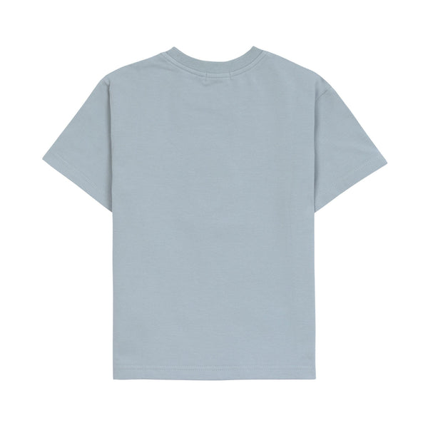 Kinder T-Shirt - Bio Baumwolle, Little Gang, Zitrone Hellblau