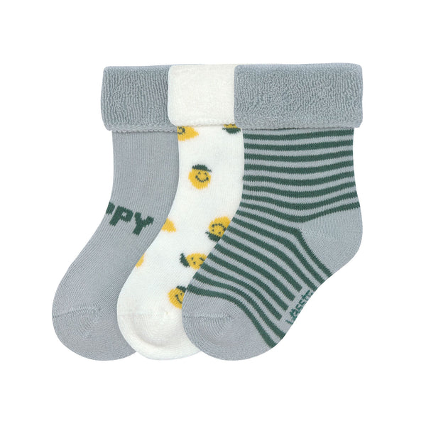 Baby Socken Frottee 3er Set - Little Gang