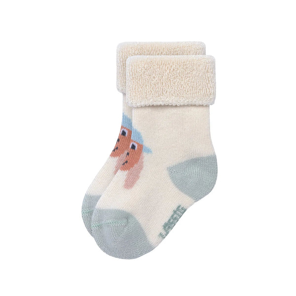 Baby Socken Frottee 3er Set - Bio Baumwolle, Hund