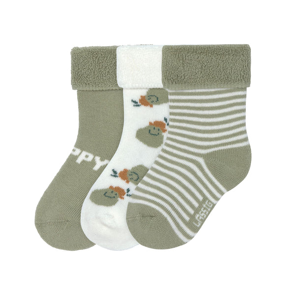 Baby Socken Frottee 3er Set - Little Gang