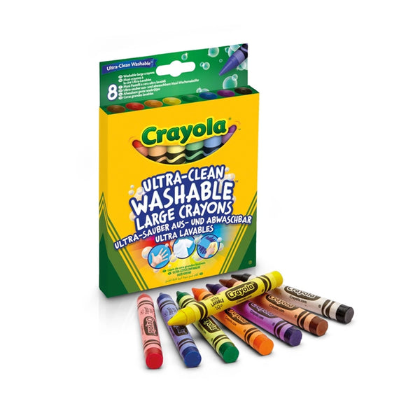 8 Maxi Wachsmalstifte Ultra Clean
