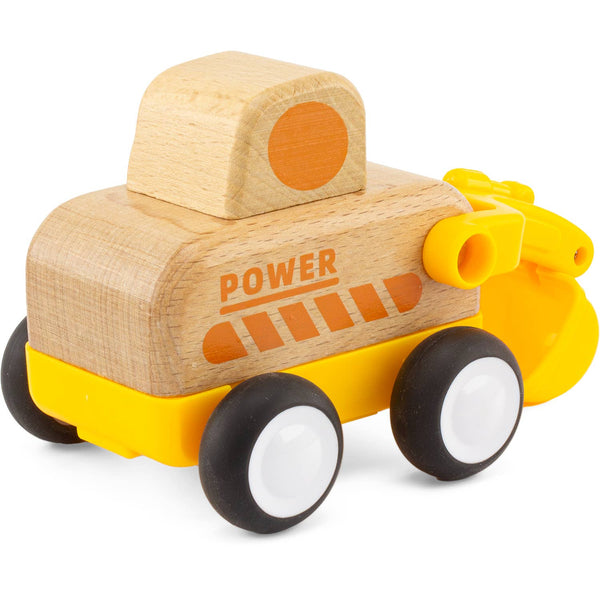 Holzauto MINIBAGGER