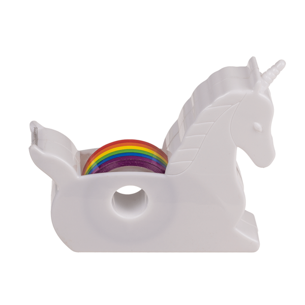 Einhorn-Bandspender mit Regenbogenband