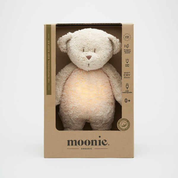 MOONIE Teddybär | Einschlafhilfe | Sand