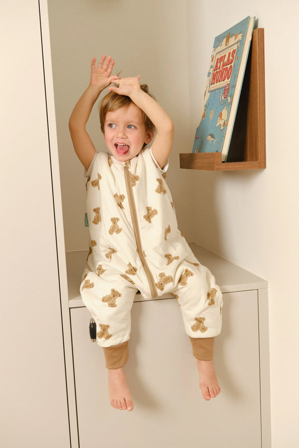 Schlafsack mit Füßen - Teddy - TOG 1
