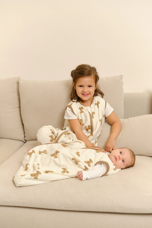 Schlafsack mit Füßen - Teddy - TOG 1