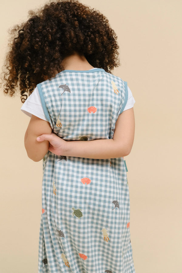 Schlafsack mit Füßen- Summer Sea - TOG 0.5