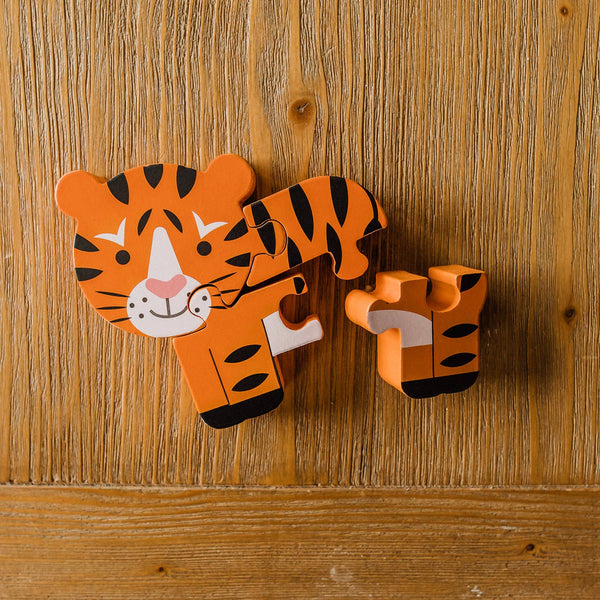 Holzpuzzle Tiger