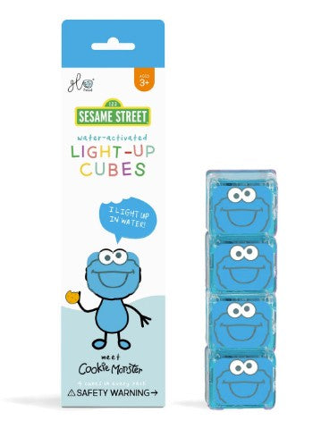 GLO PALS Krümel Monster Sesamstraße 4 Cubes