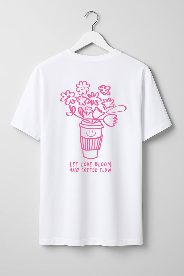 Erwachsenen T-Shirt Let love Bloom