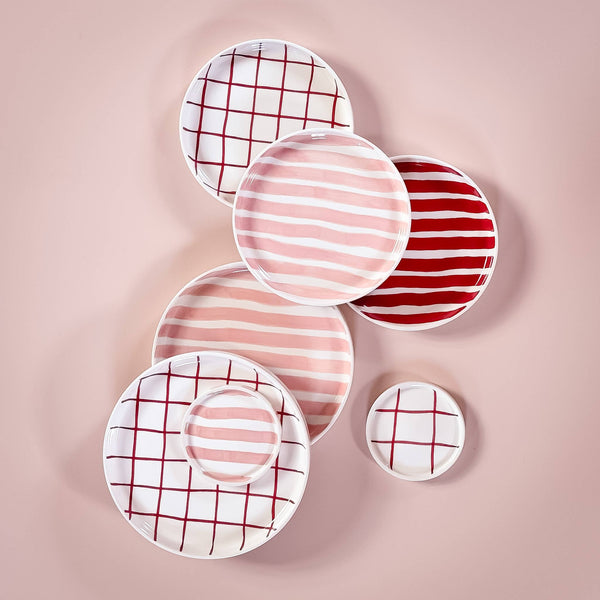 Schale gross  Stripes - incanto rose