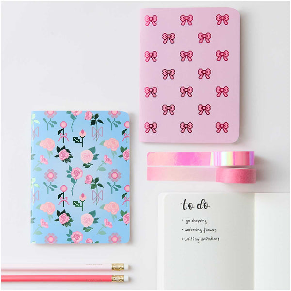 Notizhefte La Vie en Rose 2er Set