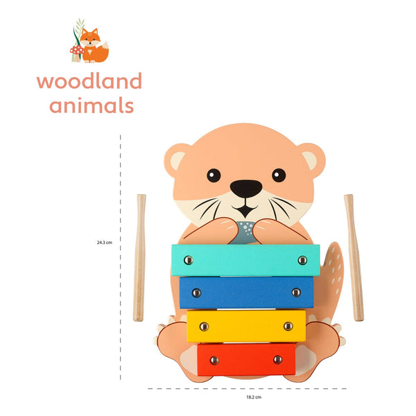 Woodland Otter Xylophon aus Holz