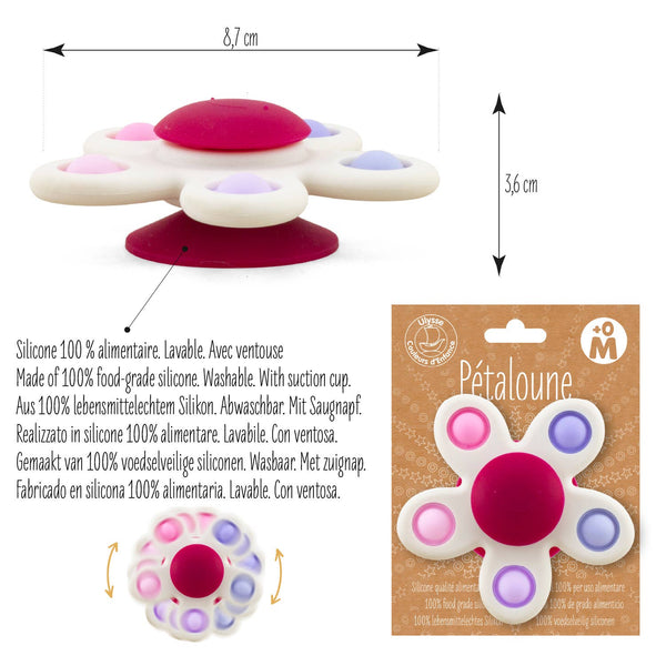 Spinner Blume Pop Rosa