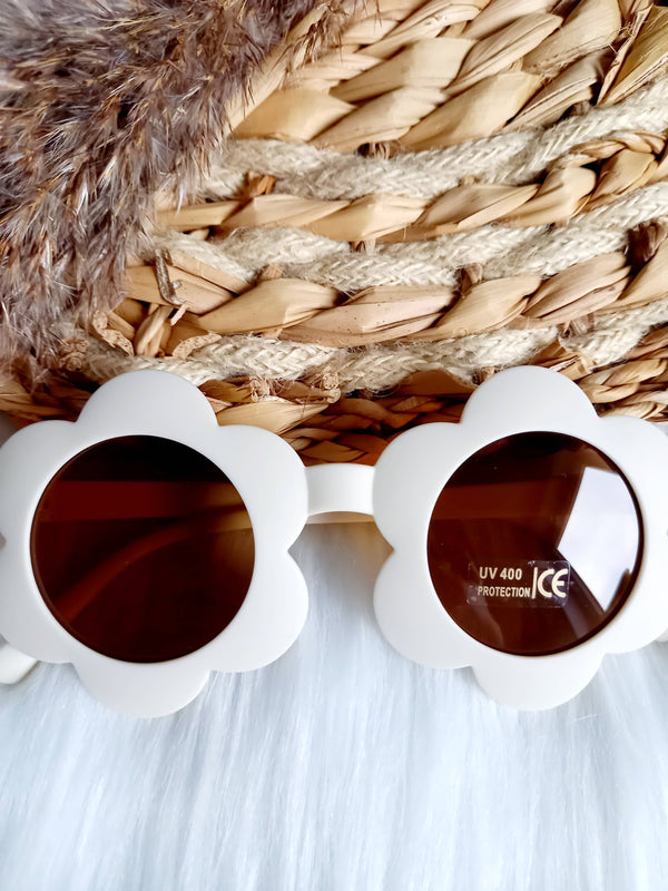 Kinder Sonnenbrille Blume Cream