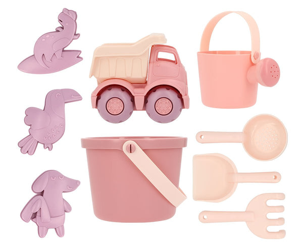 Sandspielzeug | Rosa | 9er Set
