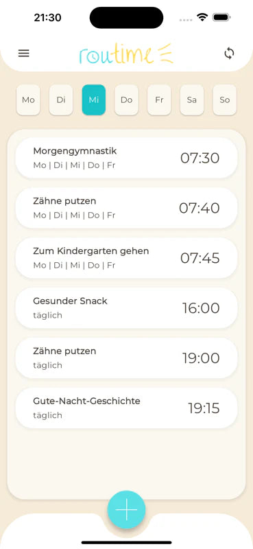 Routime Wanduhr