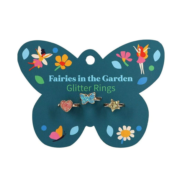 Kids Glitzerringe Fairies in the Garden