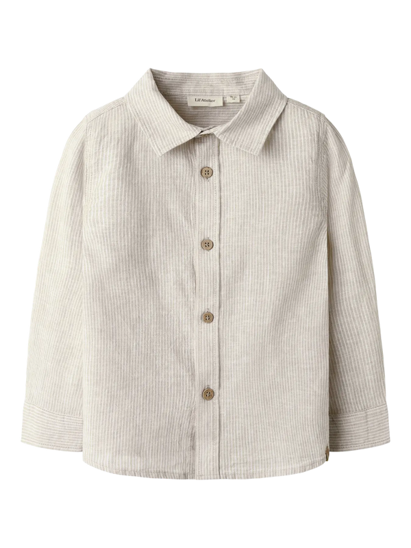 NMMJESPER LS SHIRT LIL - Leinen Hemd