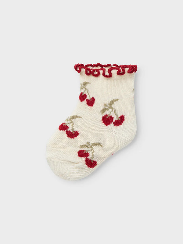NBFDARLENE SOCK LIL Kirsche