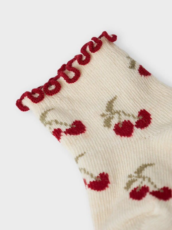 NBFDARLENE SOCK LIL Kirsche