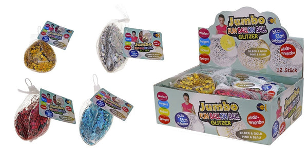 Fun Ballon | Jumbo | Glitzer