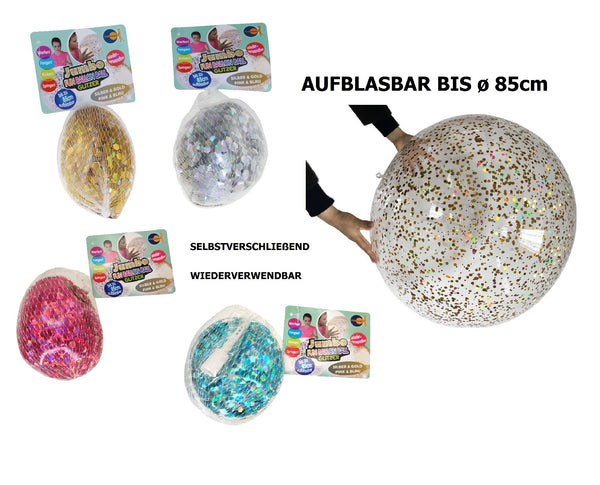 Fun Ballon | Jumbo | Glitzer