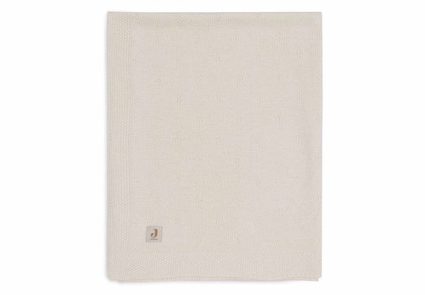 Decke Wiege 75x100cm Cosy Knit - Ivory