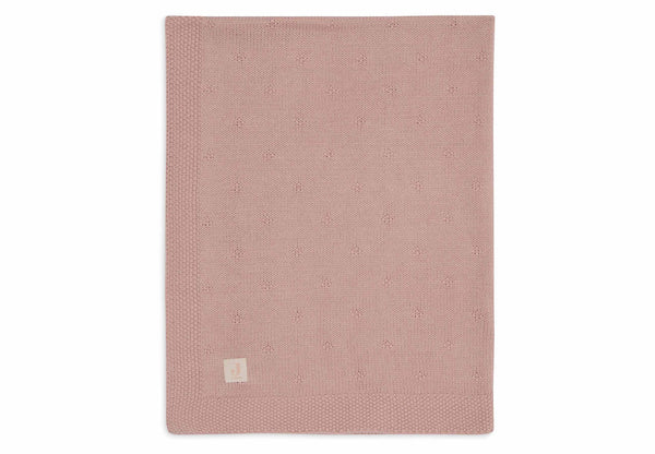 Decke Wiege 75x100cm Cosy Knit - Wild Rose