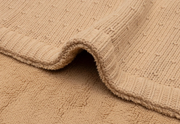 Decke | 75x100cm | 2. TOG | Knit/Fluffy | Hazel