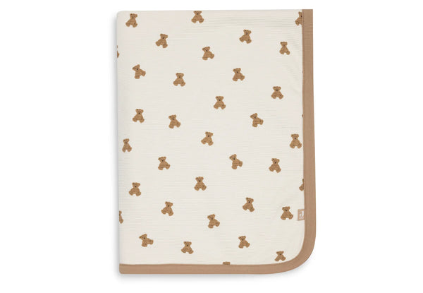 Decke | 75x100cm | 2. TOG | Waffle/Fluffy | Mini Teddy Bear
