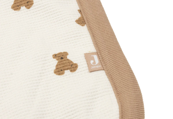 Decke | 75x100cm | 2. TOG | Waffle/Fluffy | Mini Teddy Bear