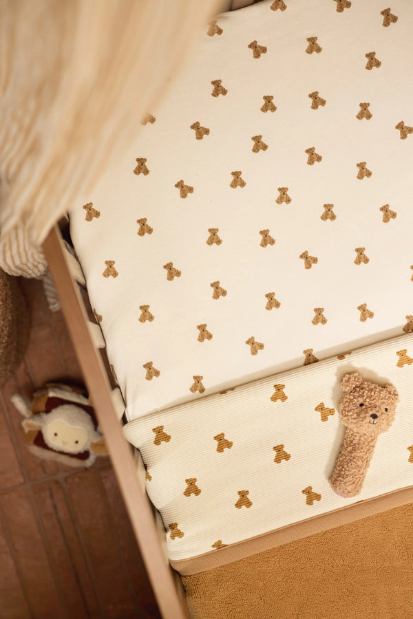 Decke | 75x100cm | 2. TOG | Waffle/Fluffy | Mini Teddy Bear