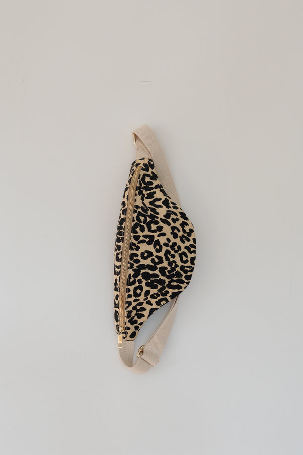 Belt Bag Small Canvas Leo vanilla