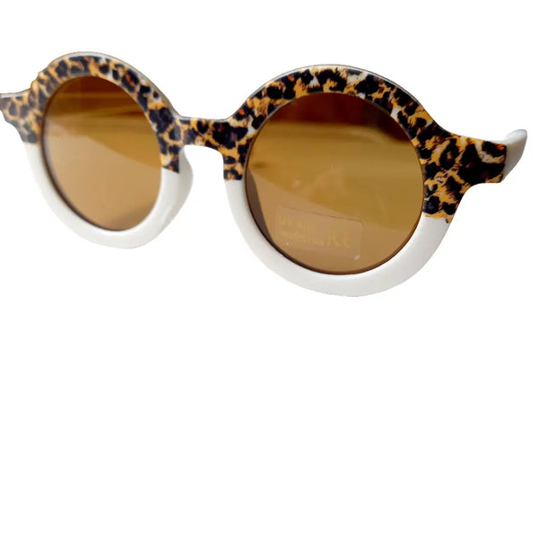 Kinder-Sonnenbrille Retro | Leo-Creme