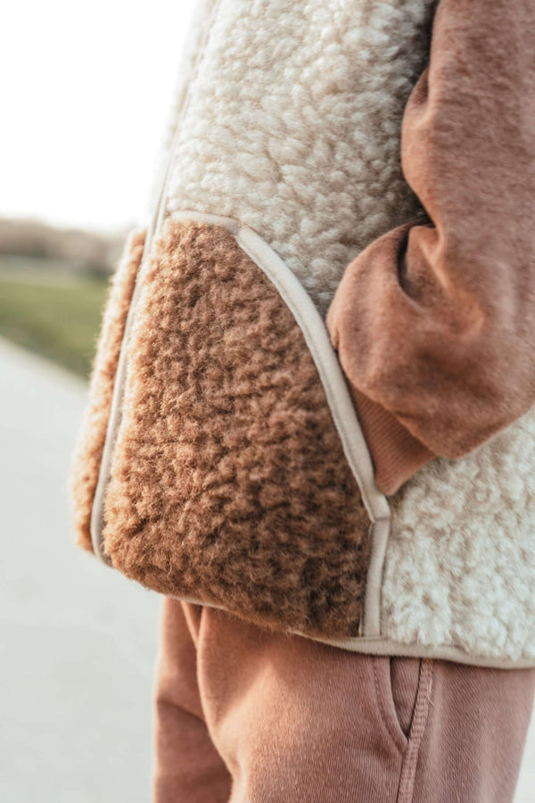 Woll Weste - Ovi Beige