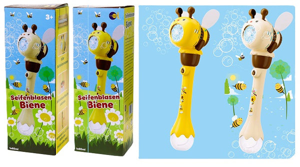 Seifenblasen Biene mit Licht