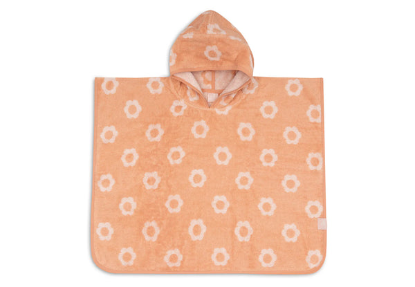 Badeponcho Frottee - Jacquard Flower
