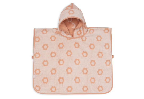 Badeponcho Frottee - Jacquard Flower