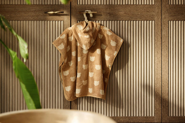 Badeponcho Frottee - Jacquard Teddy Bear