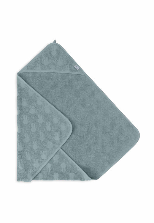 Kapuzenhandtuch Frottee 75x75cm Miffy Jacquard - Sea Green