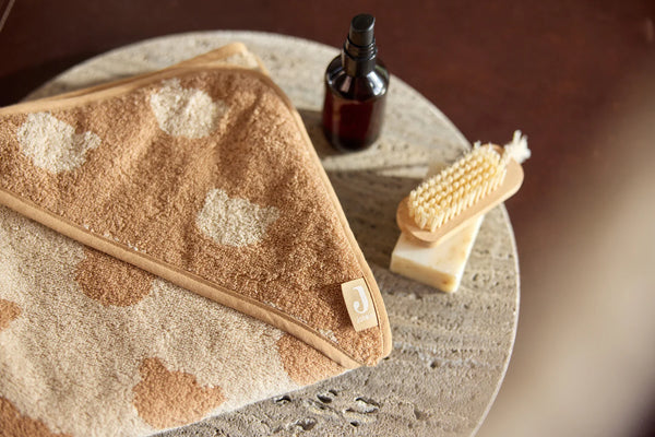 Kapuzenhandtuch Frottee 75x75cm - Jacquard Teddy Bear