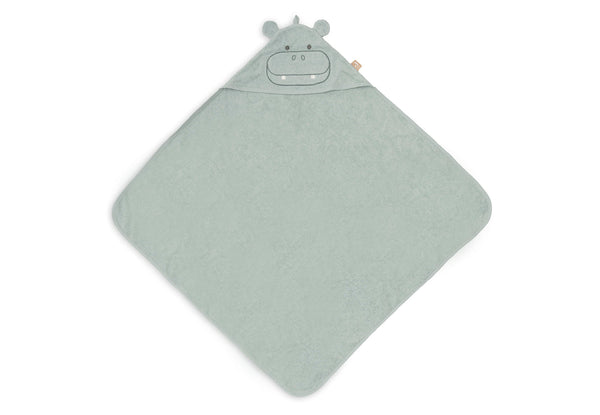 Kapuzenhandtuch Frottee 75x75cm - Hippo Happy