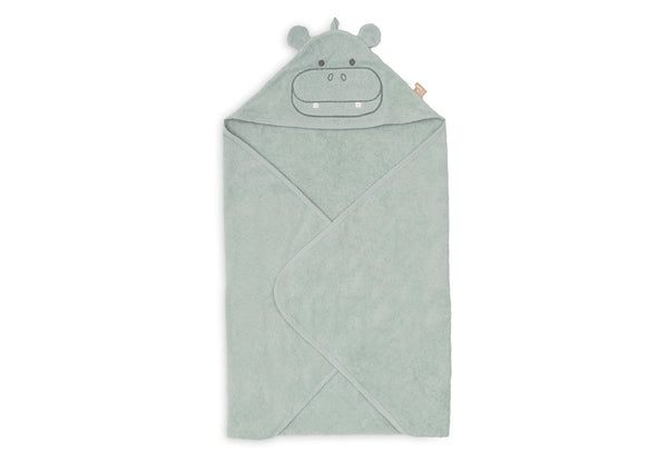 Kapuzenhandtuch Frottee 75x75cm - Hippo Happy