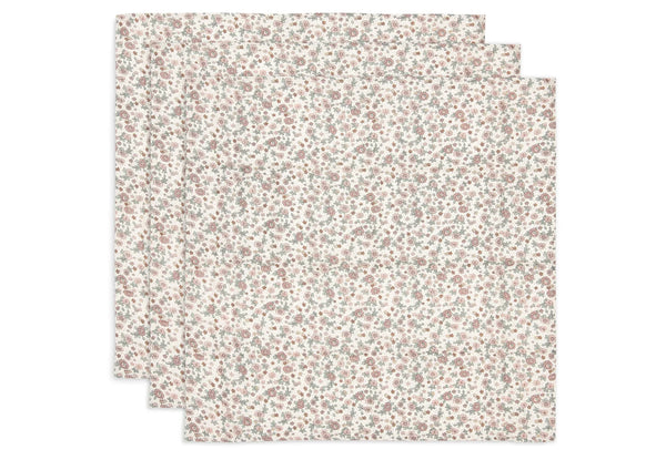 Spucktuch Hydrophil | 70x70cm | Retro Flowers | 3 Stück