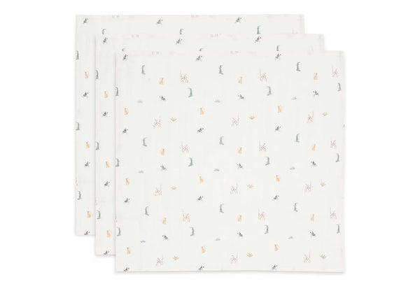 Spucktuch Hydrophil 70x70cm - Jungle Jambo - 3 Stück