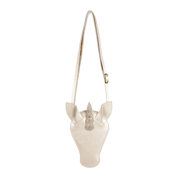 Blinc Purse | Unicorn | Off White Metallic Leather