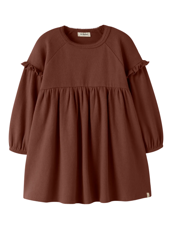 NMFTHORO HEN LS LOOSE DRESS LIL