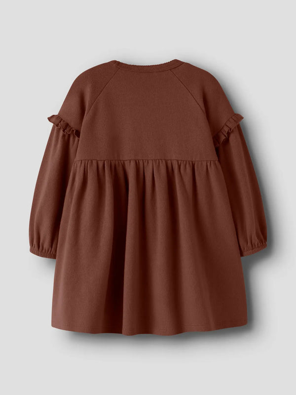NMFTHORO HEN LS LOOSE DRESS LIL