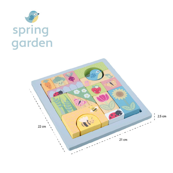 Spring Garden Block Holzpuzzle